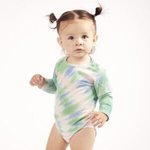AW18 Wildkind Kids _Hippie Ever After_ LADDU TIE DYE ORANIC COTTON ONESIES