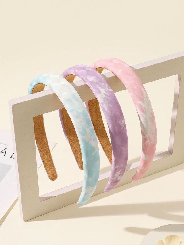 3pcs Tie Dye Print Headband hair band