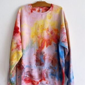 Ice Dyed Sweatshirt ice tie dye shirts
