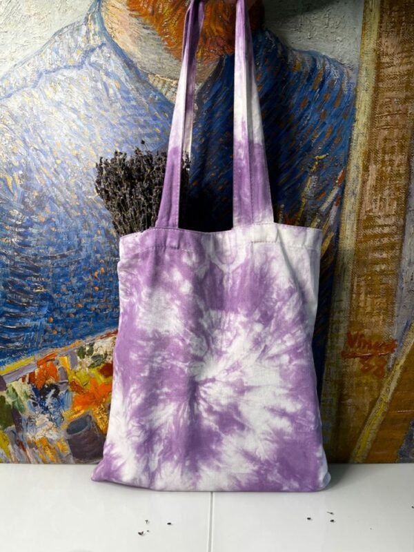 Tie Dye TIE DYE TOTE BAG WITH ZIPPER