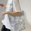 Tie Dye Canvas Shopper Bag Tote Bag