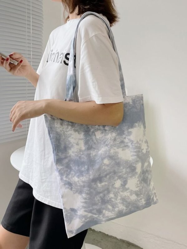 Tie Dye Canvas Shopper Bag Tote Bag